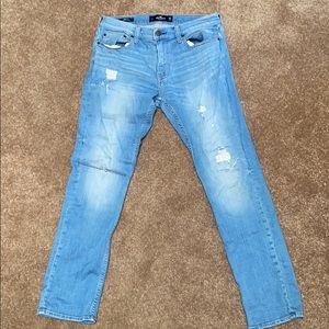 Mens Hollister blue jeans size 32x32